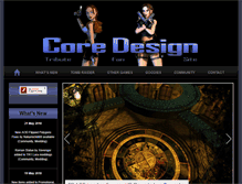 Tablet Screenshot of core-design.com